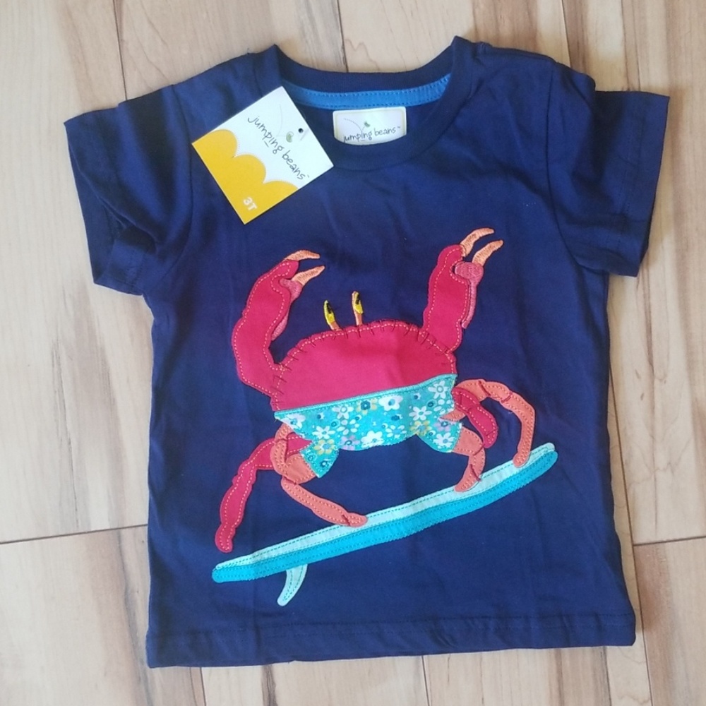 NWT Jumping Beans Summer tee 3T
